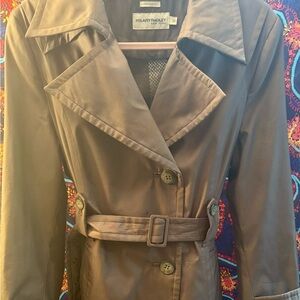 Hilary Radley Women's Bronze colored Trench Coat